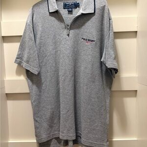 Polo sport by Ralph Lauren Gray quarter zip Polo Shirt